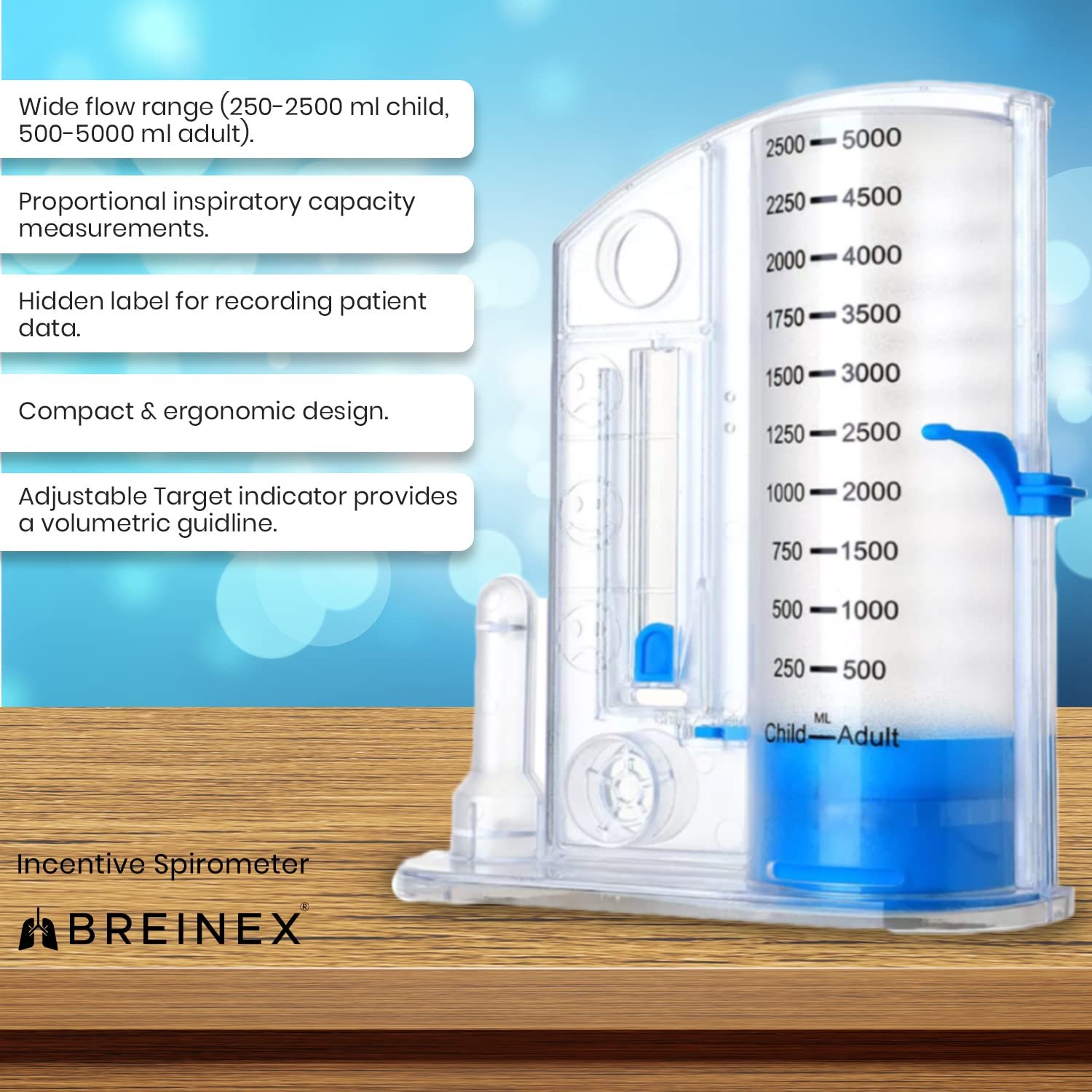 BREINEX Personal Incentive Spirometer